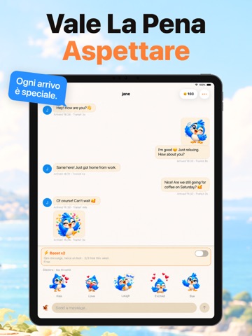Birdmail: Messenger Sociale iPad screenshot 3