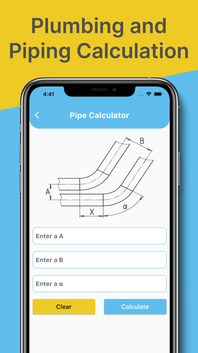 Offset Pipe Calculator Screenshot