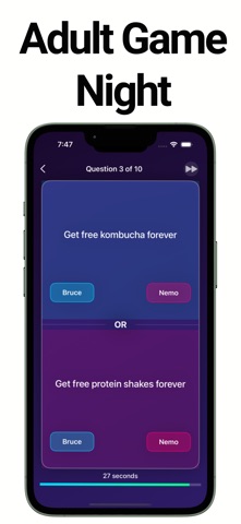 Would You Rather Adult Party iPhone screenshot