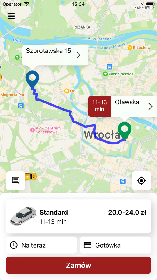 Radio Taxi Serc Wrocław - 4.1.27 - (iOS)