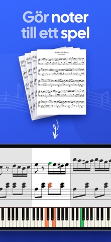 SunScore - Lär dig piano iPhone screenshot 1