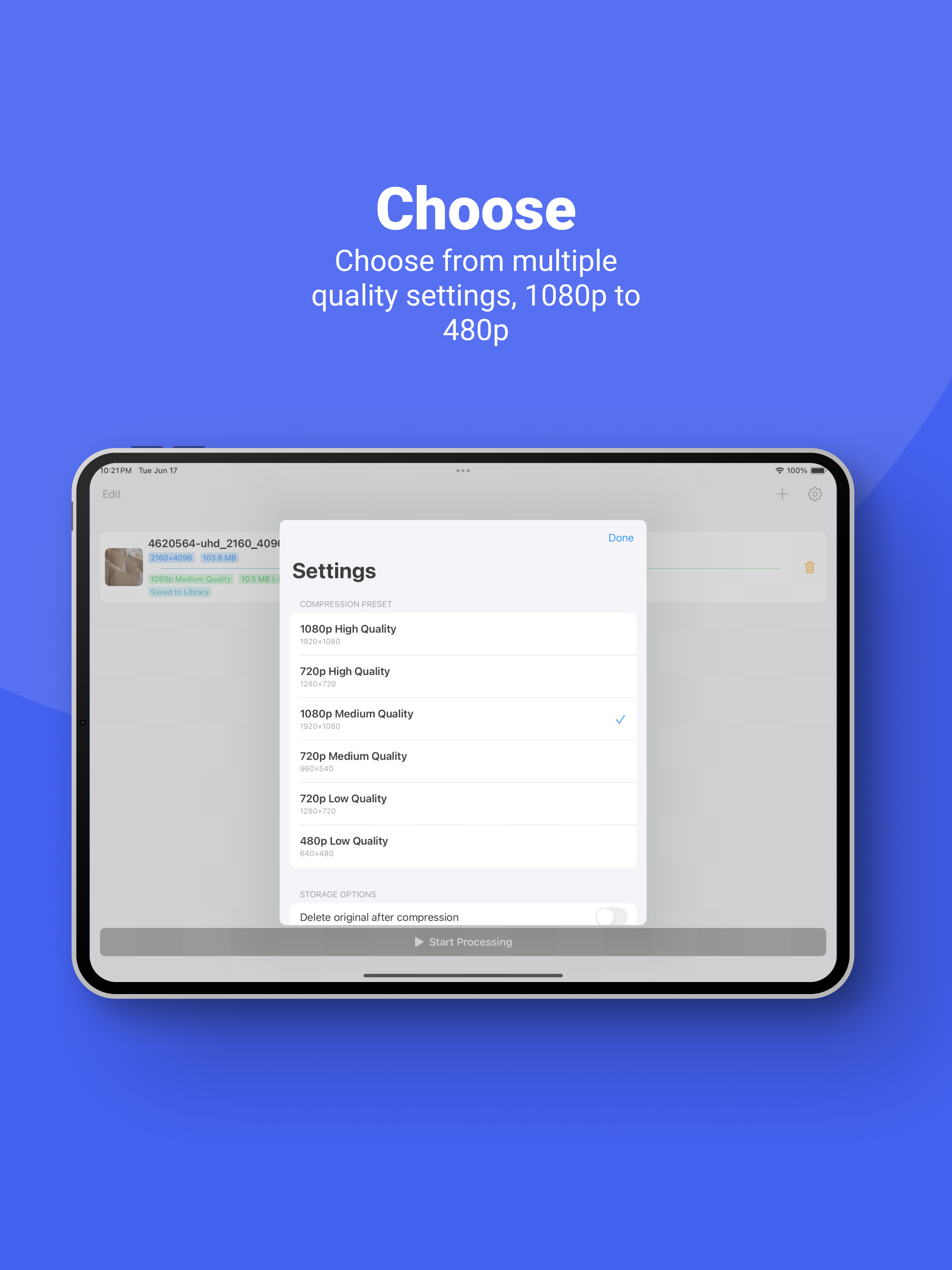 PocketVid - Video Compressor