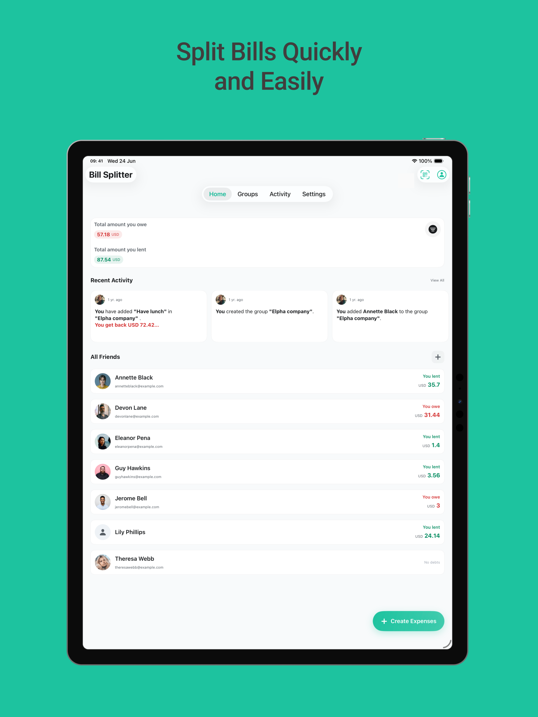 Split Bill App screenshot 5