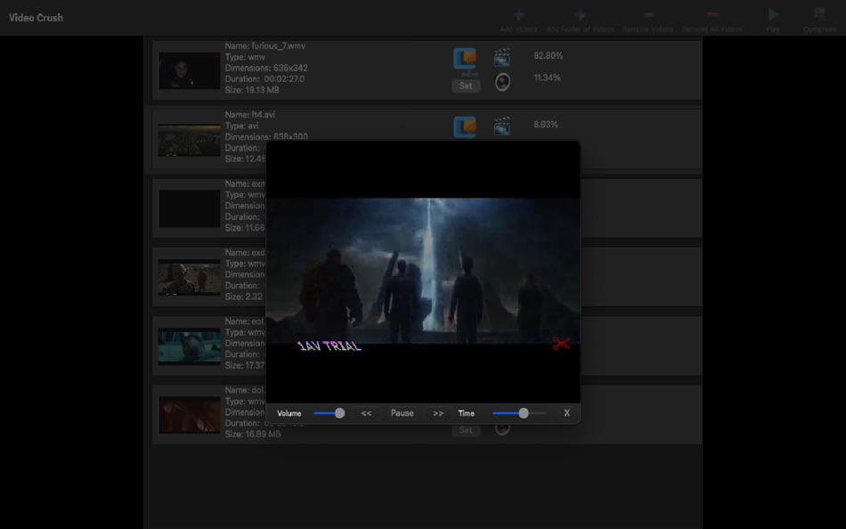 #4. Video Batch Compressor Pro (macOS) 来自: Alessandro Gimenes Ferri