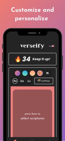 Verseify screenshot