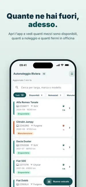 LoRent: Gestione Noleggio Auto screenshot 2