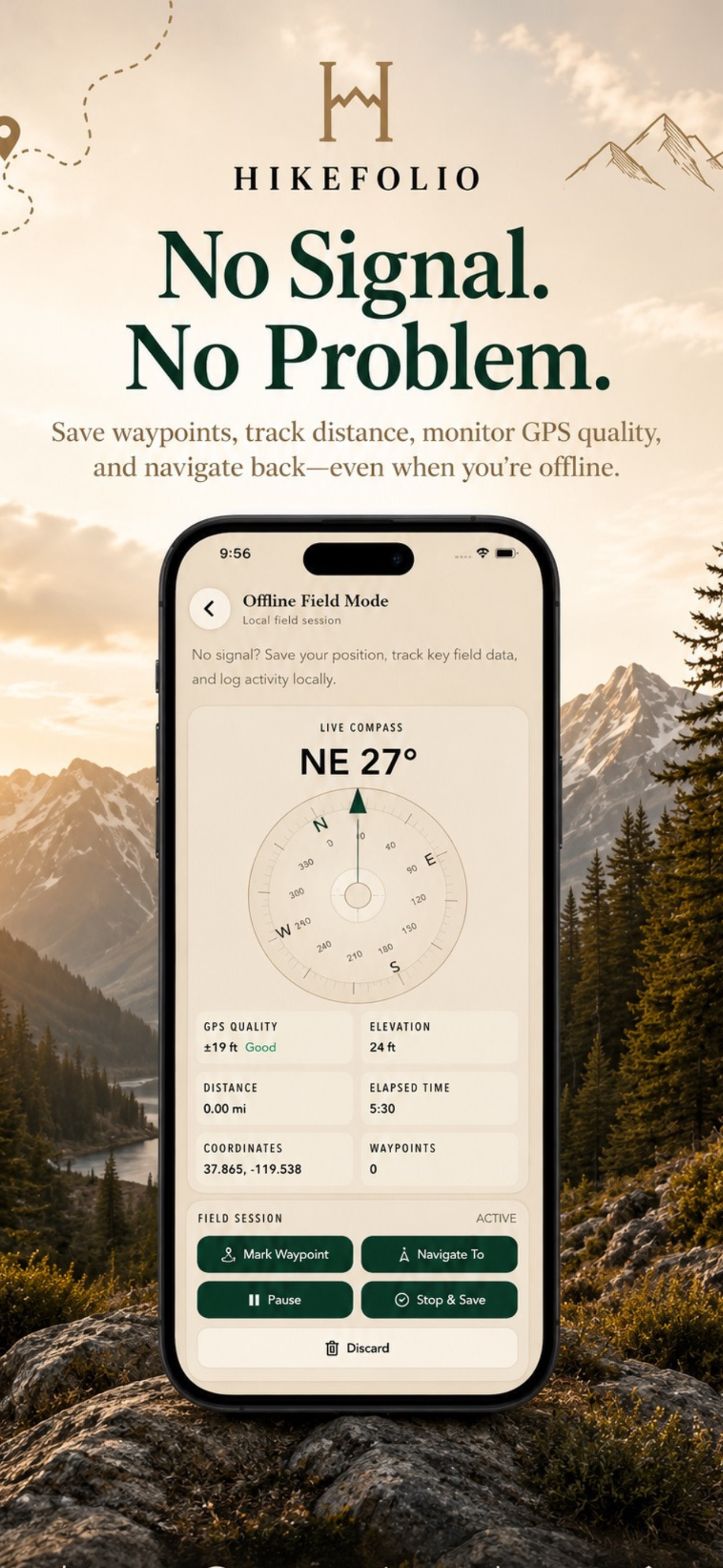 HikeFolio screenshot 2