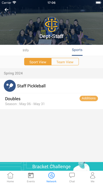 UCI IM Sports Screenshot