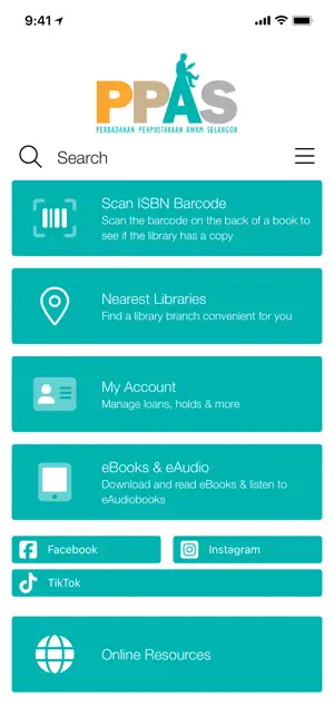 PPAS Library Mobile App screenshot 1