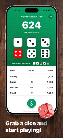 Cuatro! Dice Game Screenshot 2 of 5