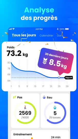 Capture d'écran de Entraînement à La Maison sur iPhone 9