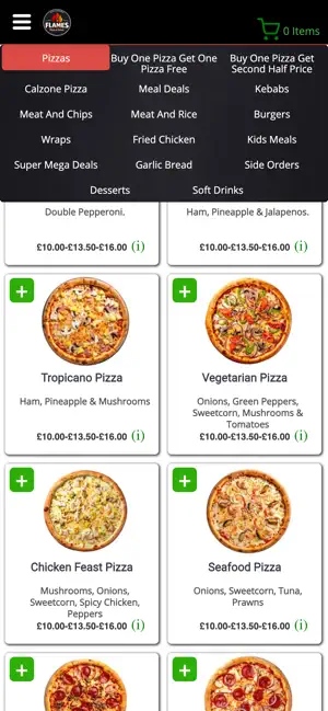 Flames Pizza Kebab Pontardawe screenshot 4