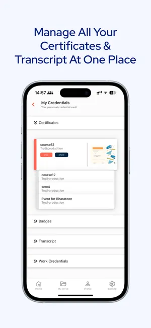 TruScholar Wallet & AI Resume screenshot 2