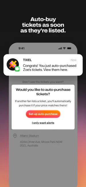 Tixel－Face Value Ticket Resale iPhone screenshot 5