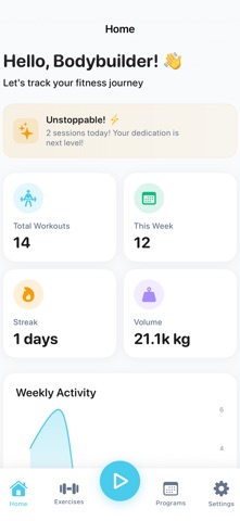 Daily Gym Track screenshot