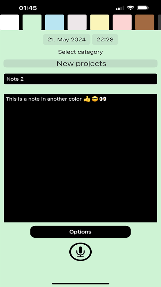 #5. Notepad with Colors - Notes (iOS) Podle: Frank Zander
