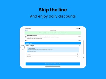 Elevate Meal Plan iPad screenshot
