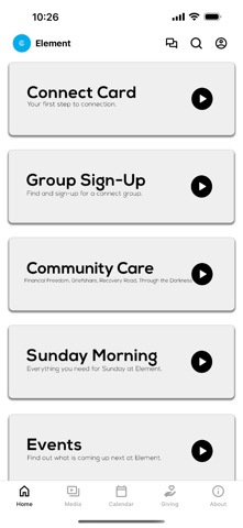 Element Church NC Screenshot 1 of 4