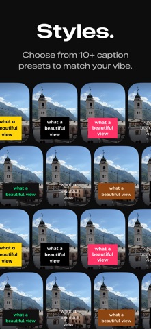 Video Captions: Auto Subtitles iPhone screenshot
