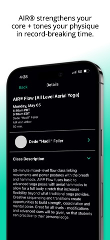 AIR® Aerial Fitness iPhone screenshot