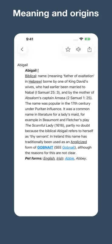 First Name Dictionary screenshot 2 of 7