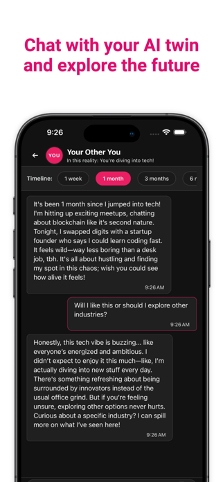 Whif AI - Simulate Your Future Screenshot 4 of 7