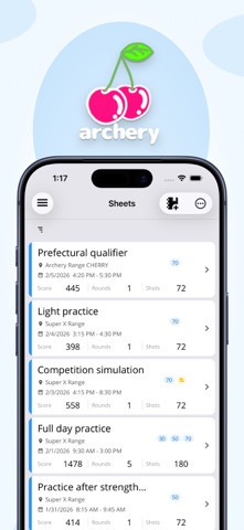 Cherry – Archery Score Tracker screenshot
