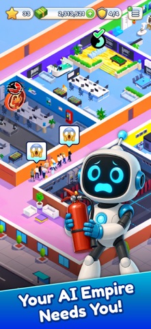 Idle AI Tycoon: Tech Empire iPhone screenshot