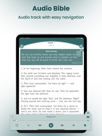 Good News Bible (GNB) Audio* iPad screenshot