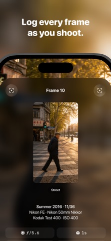 Thea — Light Meter + Film Log screenshot