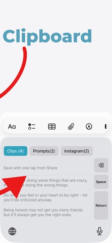 Clipboard Keyboard -Copy Paste Screenshot 2 of 5