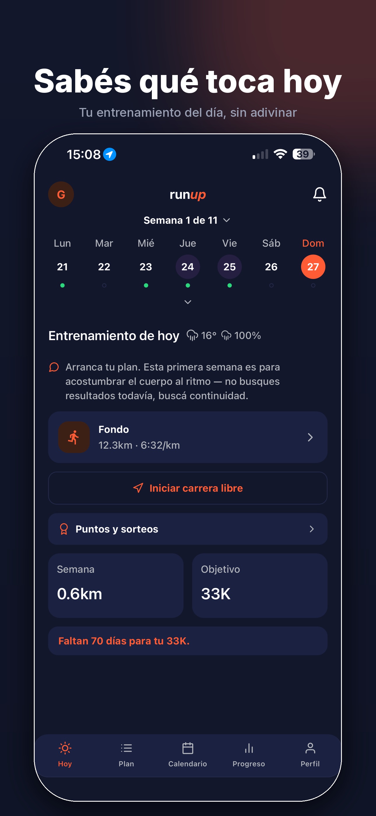 Screenshot 1 of RunUp