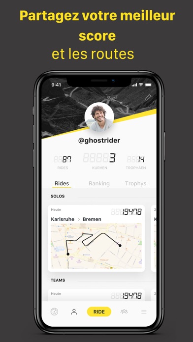 Screenshot #3 pour Kurvenheld: Moto GPS, virées
