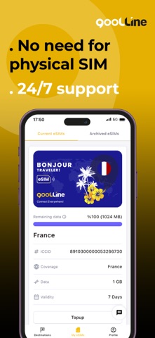 Qoolline: Travel eSIM & Data screenshot