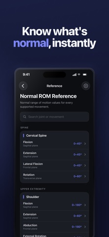 Goniometer: Range of Motion Screenshot 8 of 10