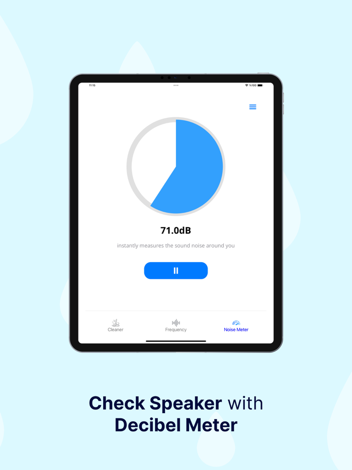 Clean Speaker Water Eject Wave