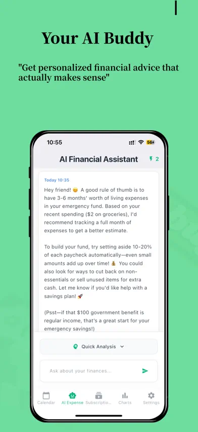 LedgerAI - Expense Tracker screenshot 2