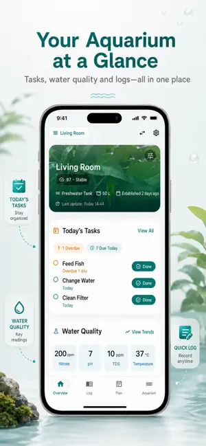 Aquarium Log: Tank Tracker screenshot 1
