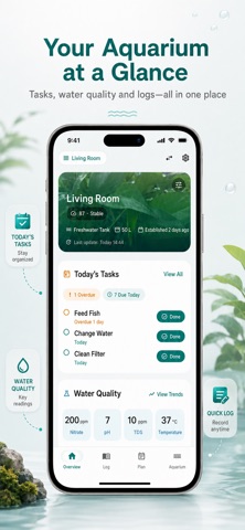 Aquarium Log: Tank Tracker iPhone screenshot