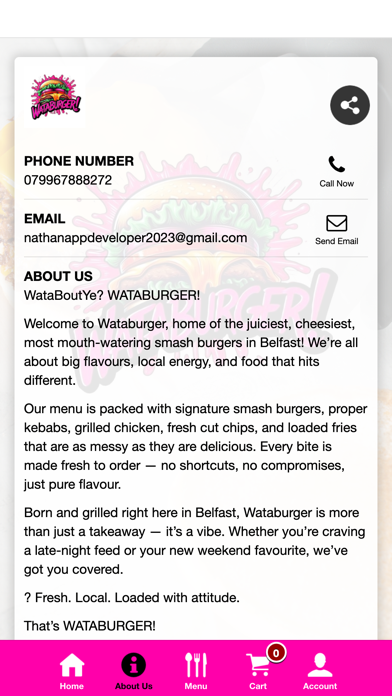 WATABURGER screenshot