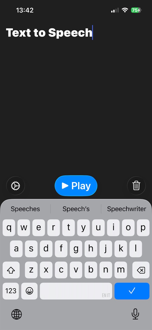 iPhone screenshot