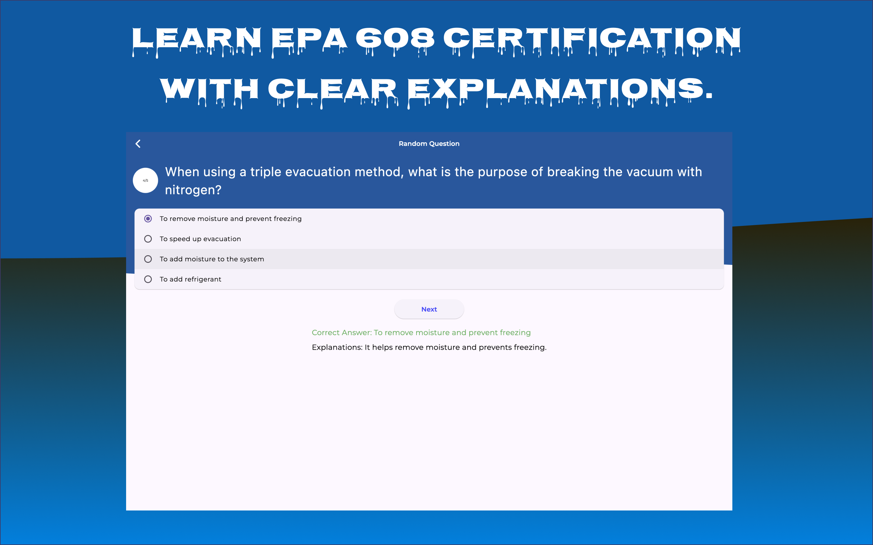 EPA 608 HVAC Test Prep