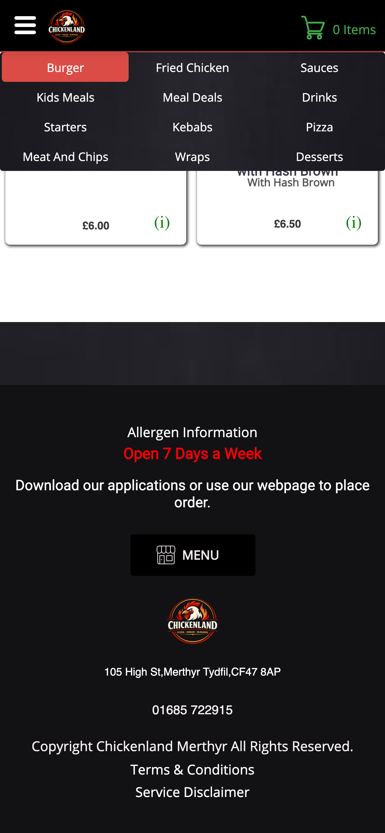 Chickenland Merthyr CF47 screenshot 4