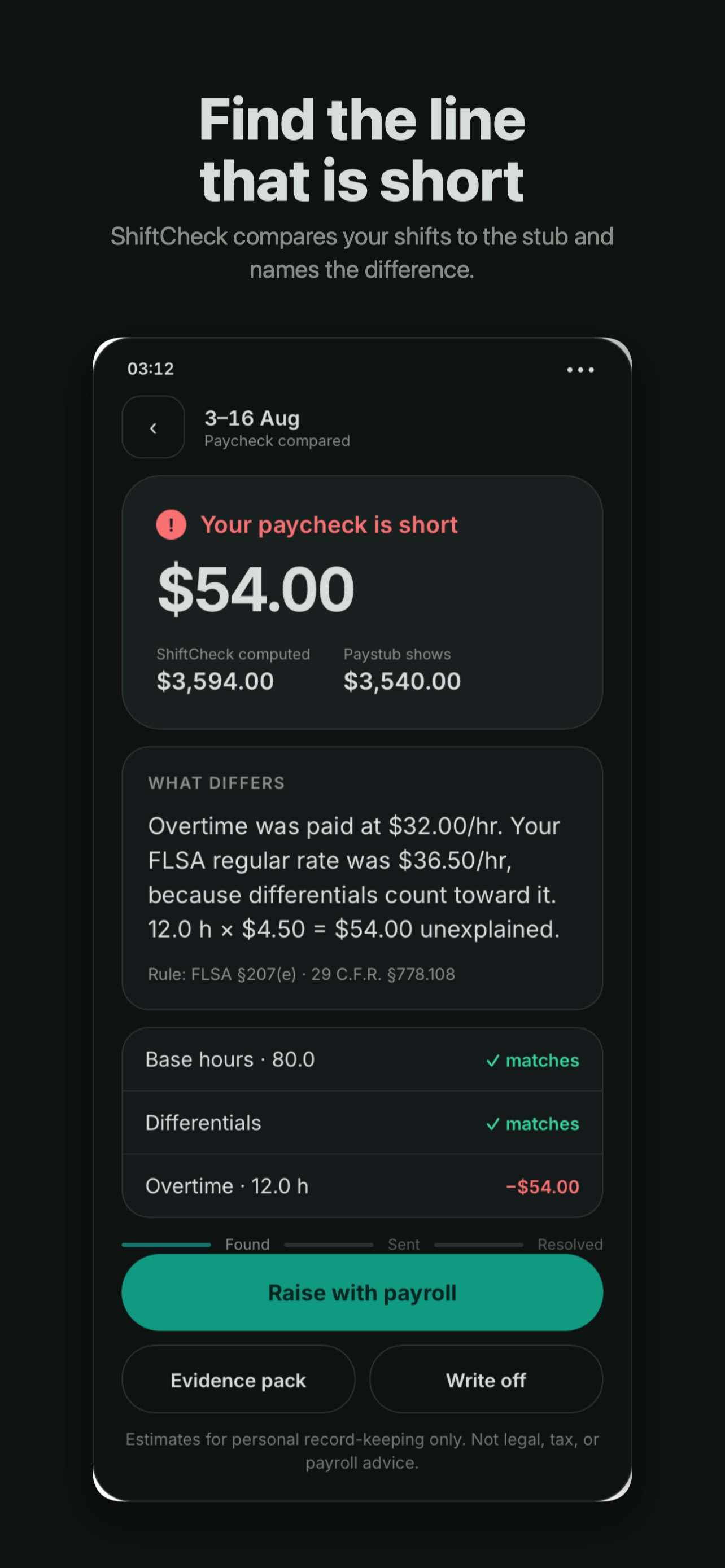 Screenshot 2 of ShiftCheck: Nurse Pay Tracker
