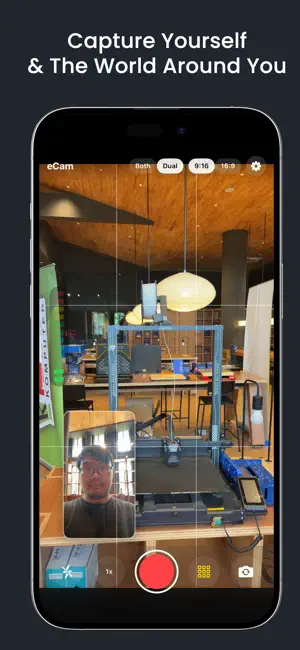 eCam: Dual Shot Camera screenshot 2