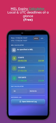 MEL Expiry Calc screenshot 1