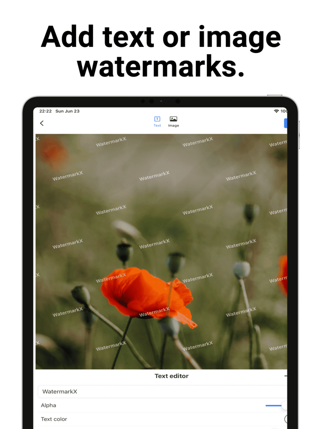 ‎WatermarkX - Markup photos app Screenshot