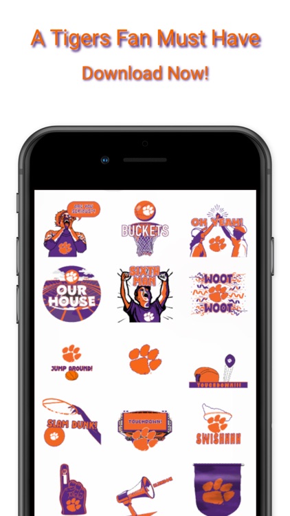 Clemson Animated Stickers 2024 screenshot-3