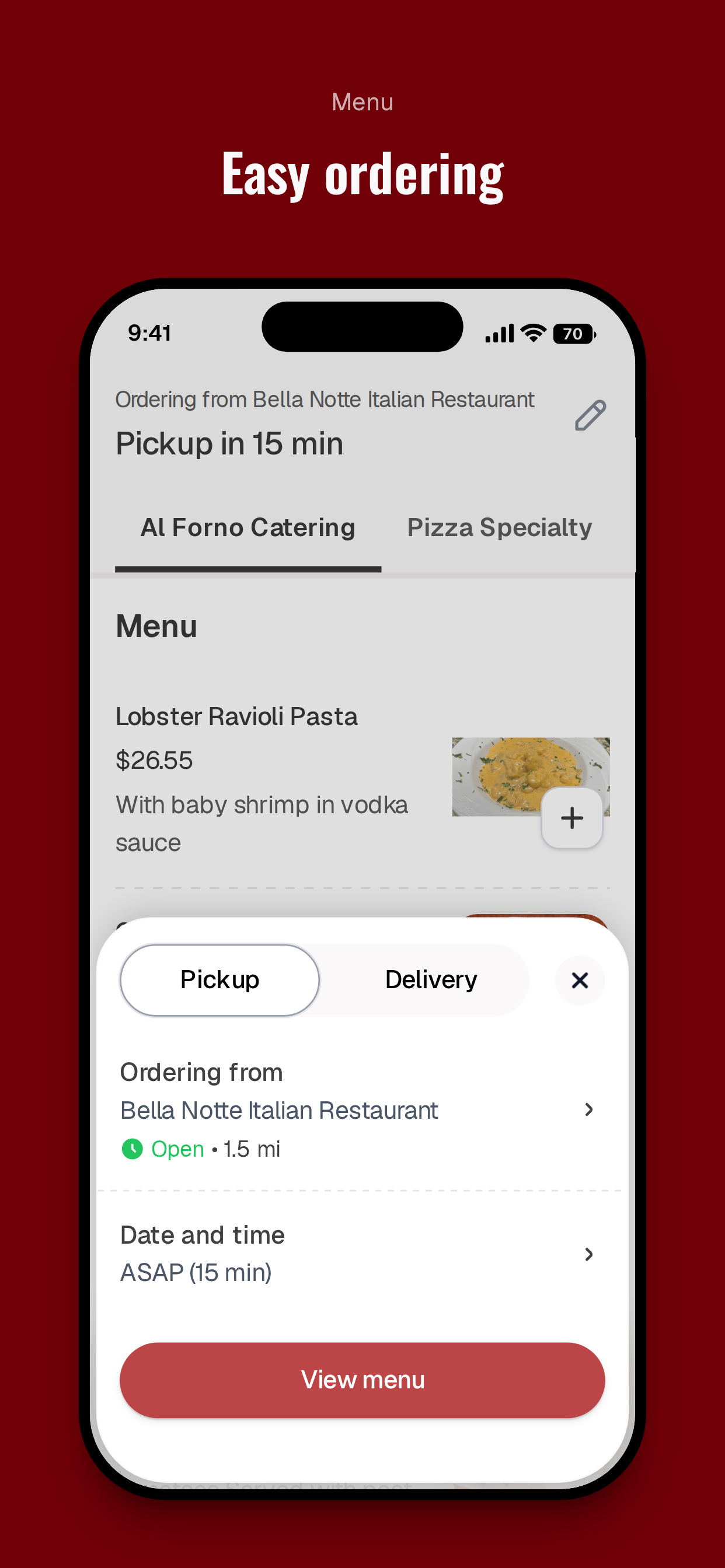 Bella Notte Italian Restaurant screenshot 3