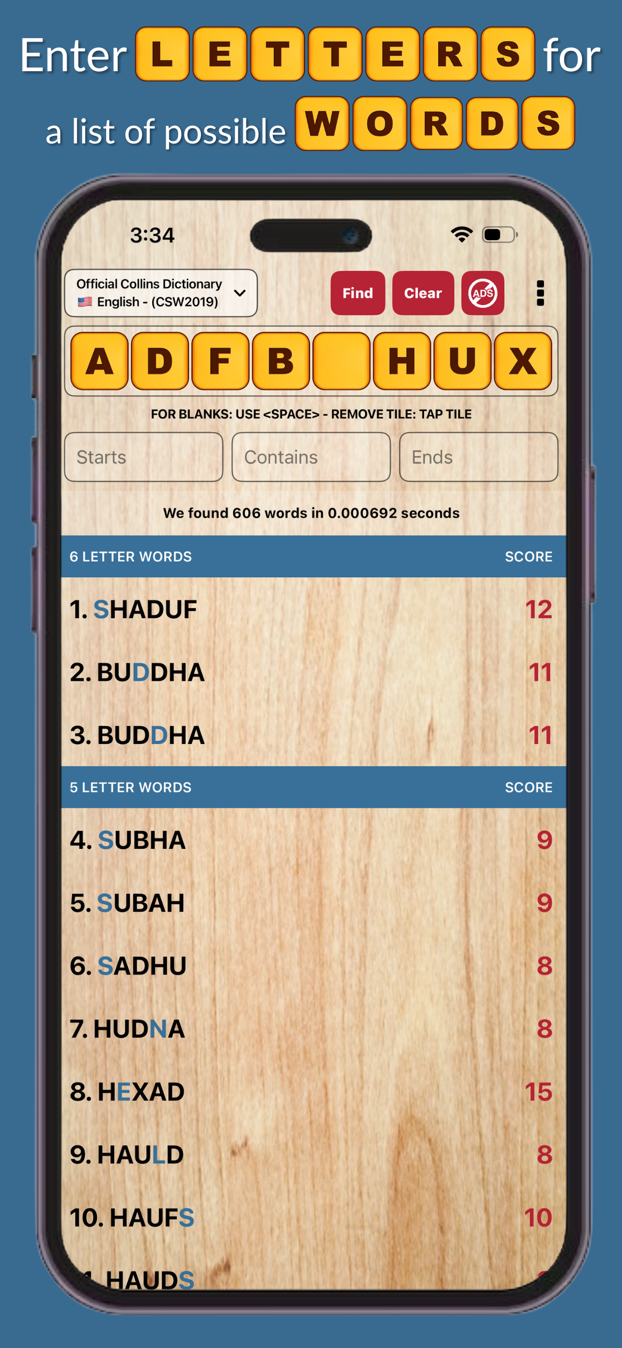 Word Checker - Anagram Solver screenshot 3